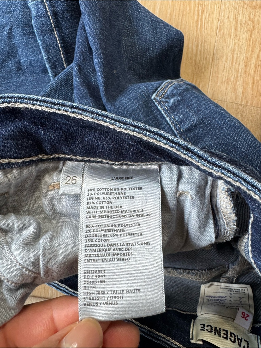 L'AGENCE Indigo Flare Jeans - Picture 4 of 6